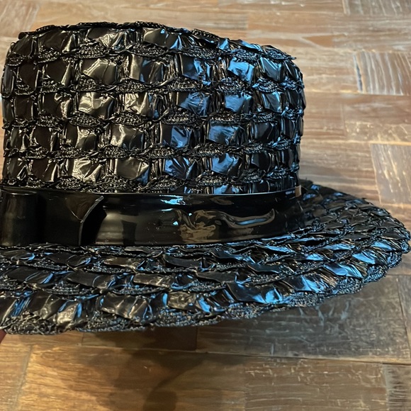 Vintage Woven Straw Hat🖤 - Picture 3 of 8